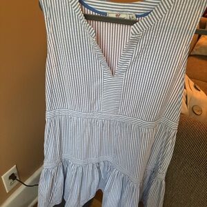 Vineyard Vines Blue and White Striped Top